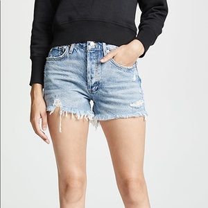 Agolde Parker Vintage Denim Shorts, 25